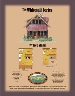 The Whitetail Series: The Tree Stand Cabin Floor Plan